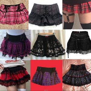 ISO MALL GOTH SKIRT